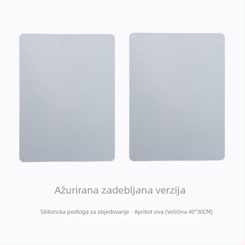 40x30 silikonska dječja podmetač za jelo, daska za tijesto i rezanje, protuklizna, otporna na visoke temperature, 120 g