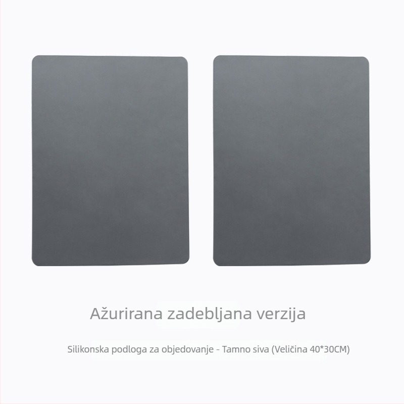40x30 silikonska dječja podmetač za jelo, daska za tijesto i rezanje, protuklizna, otporna na visoke temperature, 120 g