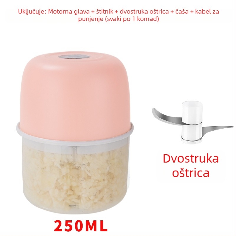 Kompaktni alat za pritiskanje češnjaka i pasiranje, ručni kućanski alat za pastu od češnjaka