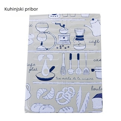 Velika kuhinjska zaštita od prskanja ulja, toplinski otporna aluminijska ploča za štednjak s jednom plamenicom, 83×39 cm