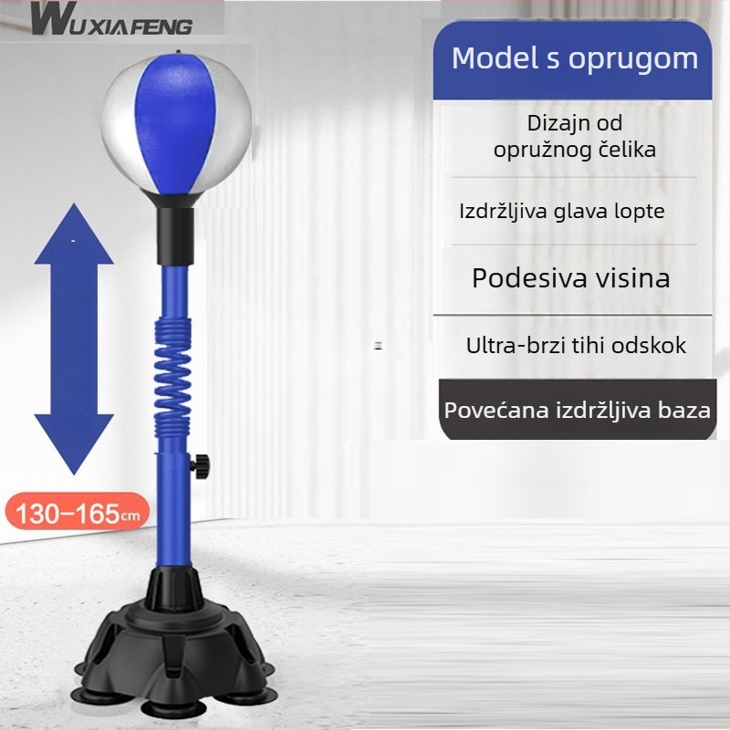 Vertikalna boksačka lopta brzine s ciljem za reakciju, za kućnu upotrebu, za odrasle i djecu, fitness oprema