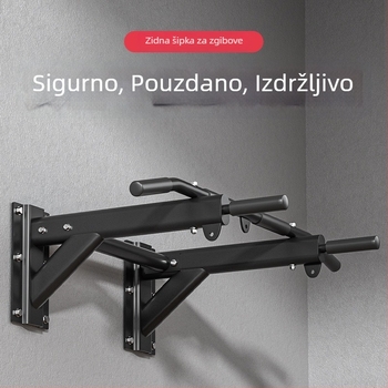 Kućni uređaj za zgibove s montažom na zid, perforirani nosač, zidne vodoravne i paralelne šipke, držač za vreće s pijeskom – fitness oprema