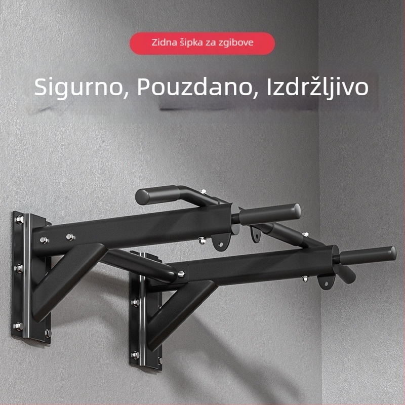 Kućni uređaj za zgibove s montažom na zid, perforirani nosač, zidne vodoravne i paralelne šipke, držač za vreće s pijeskom – fitness oprema
