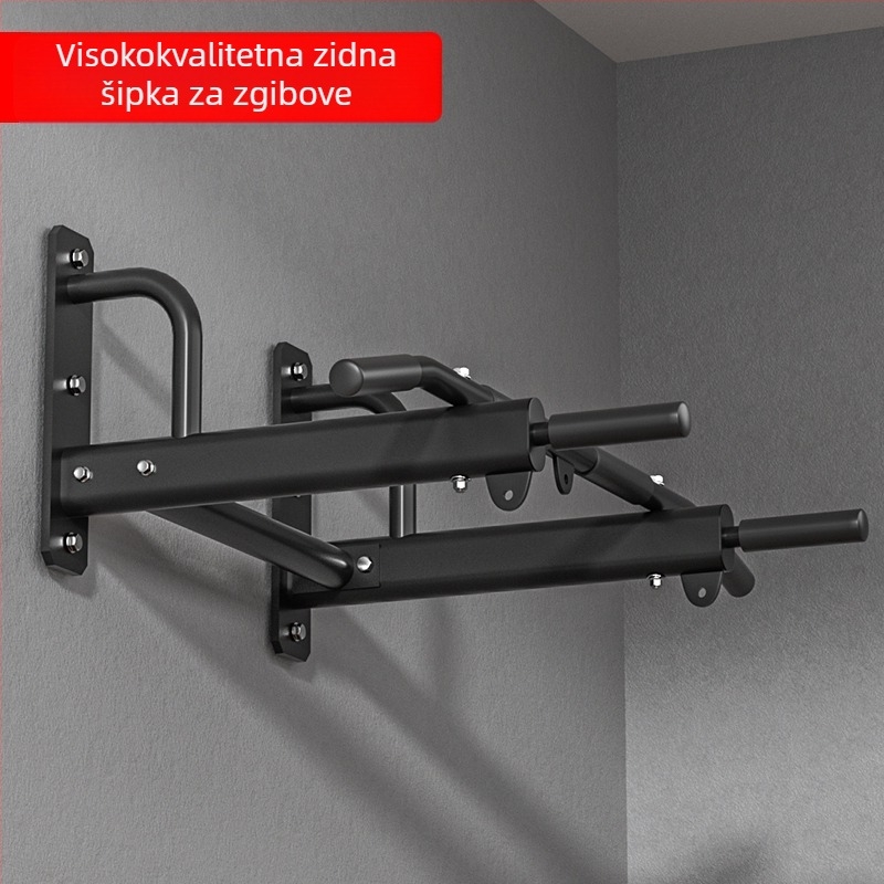 Kućni uređaj za zgibove s montažom na zid, perforirani nosač, zidne vodoravne i paralelne šipke, držač za vreće s pijeskom – fitness oprema