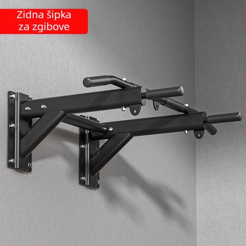 Kućni uređaj za zgibove s montažom na zid, perforirani nosač, zidne vodoravne i paralelne šipke, držač za vreće s pijeskom – fitness oprema
