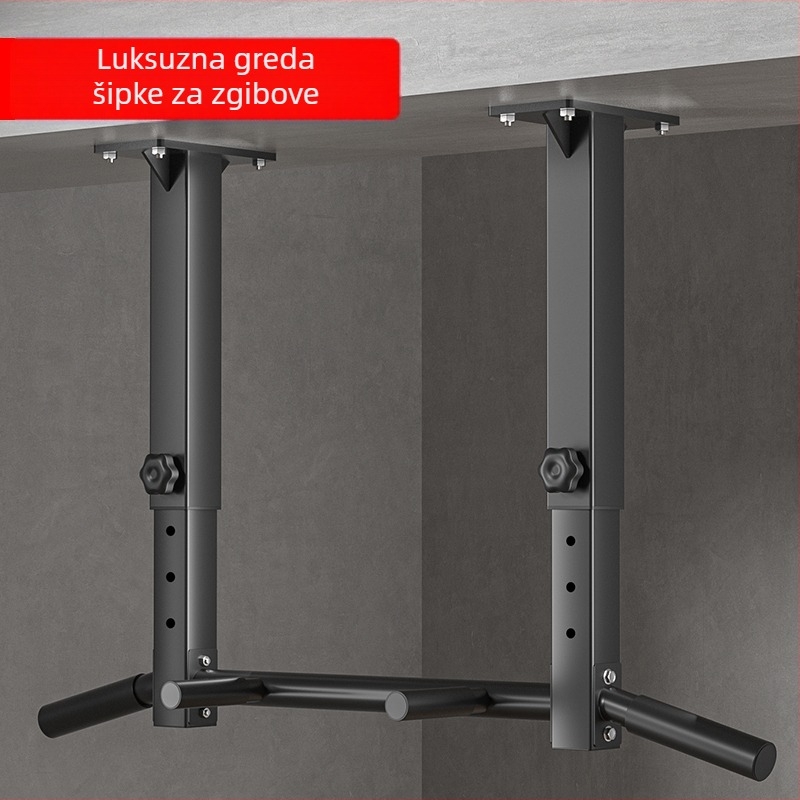 Kućni uređaj za zgibove s montažom na zid, perforirani nosač, zidne vodoravne i paralelne šipke, držač za vreće s pijeskom – fitness oprema