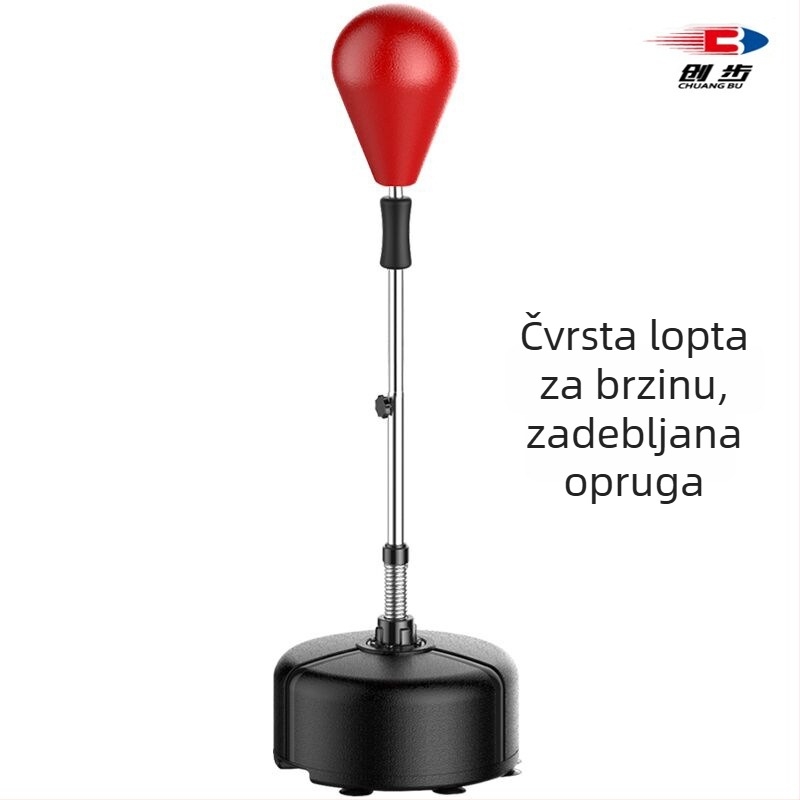 Boxing brzinska lopta s ciljem reakcije, oprema za trening, vertikalni slobodno stojeći vrećasti sandbag za kućnu upotrebu