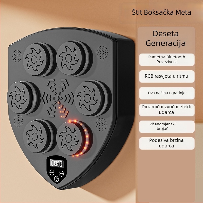 Kućni interaktivni elektronički ciljni zid za boksačke treninge i sanda