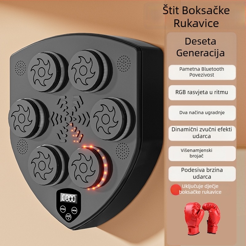 Kućni interaktivni elektronički ciljni zid za boksačke treninge i sanda