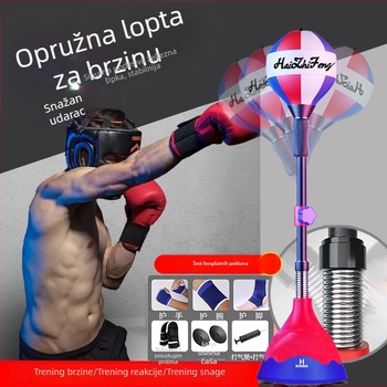Kućna boksačka lopta brzine — cilj za vježbanje reakcije i izbjegavanja, lopta s odskokom za opuštanje