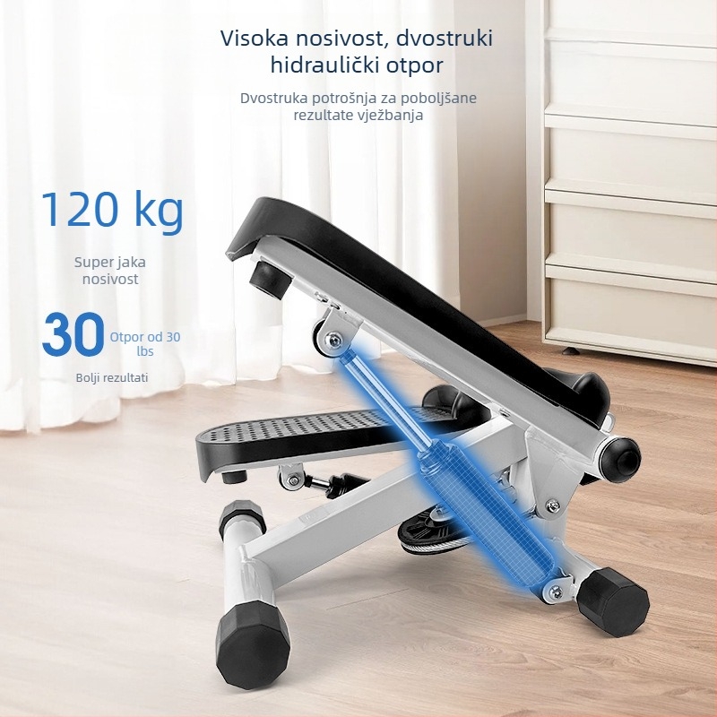 Tiši mini steper za kućnu upotrebu, unutarnje fitness vježbe, višenamjenski pedalni penjački stroj, fitness oprema