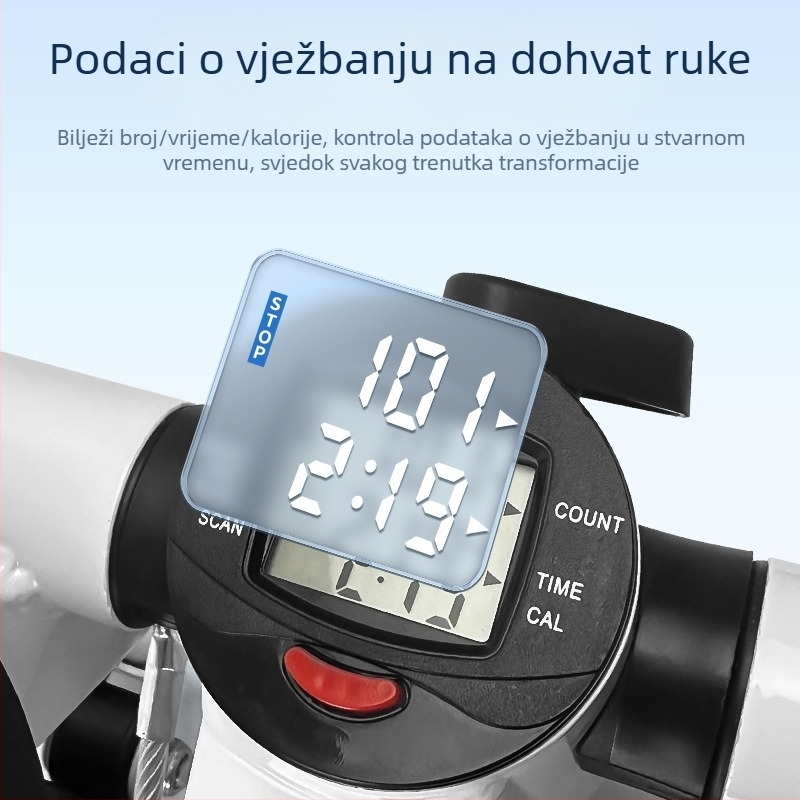Tiši mini steper za kućnu upotrebu, unutarnje fitness vježbe, višenamjenski pedalni penjački stroj, fitness oprema