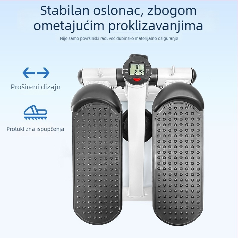 Tiši mini steper za kućnu upotrebu, unutarnje fitness vježbe, višenamjenski pedalni penjački stroj, fitness oprema