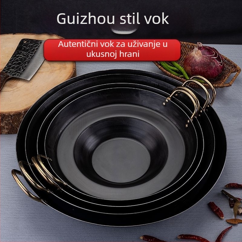 Neprijanjajući tiganj za prženje krumpira – plosni tiganj