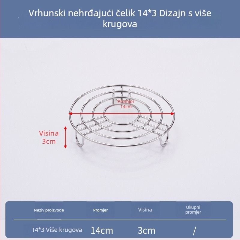 Triangulirani parni stalak od nehrđajućeg čelika 304, ne-magnetni, tronožni stalak, višenamjenski parni stalak