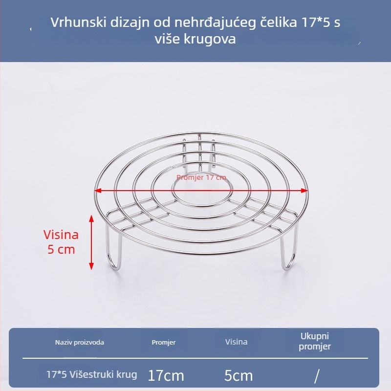 Triangulirani parni stalak od nehrđajućeg čelika 304, ne-magnetni, tronožni stalak, višenamjenski parni stalak