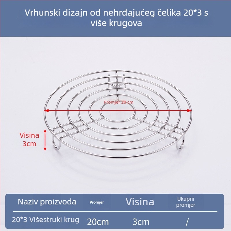 Triangulirani parni stalak od nehrđajućeg čelika 304, ne-magnetni, tronožni stalak, višenamjenski parni stalak