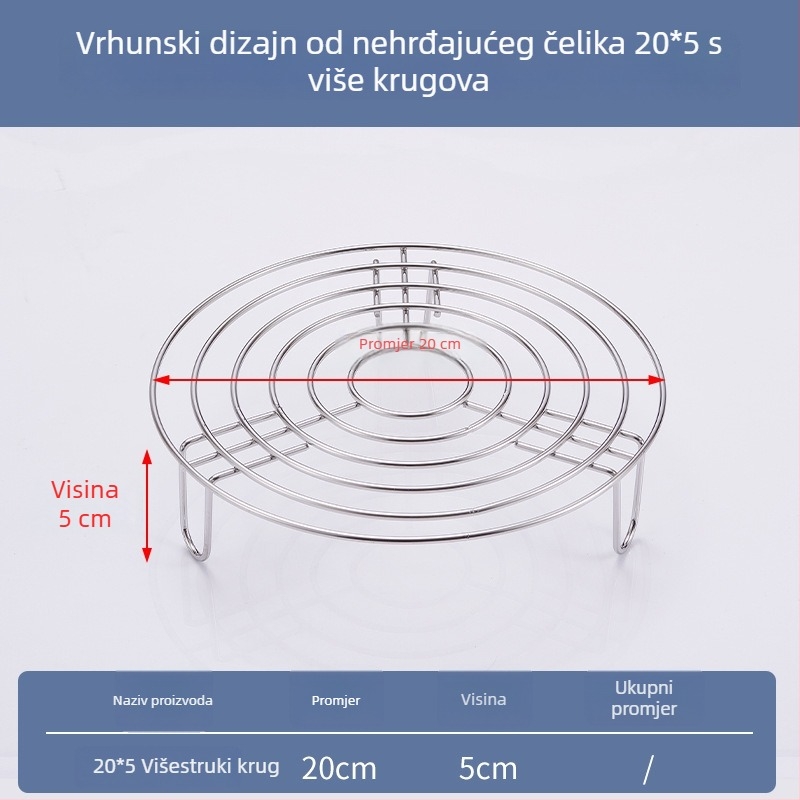 Triangulirani parni stalak od nehrđajućeg čelika 304, ne-magnetni, tronožni stalak, višenamjenski parni stalak