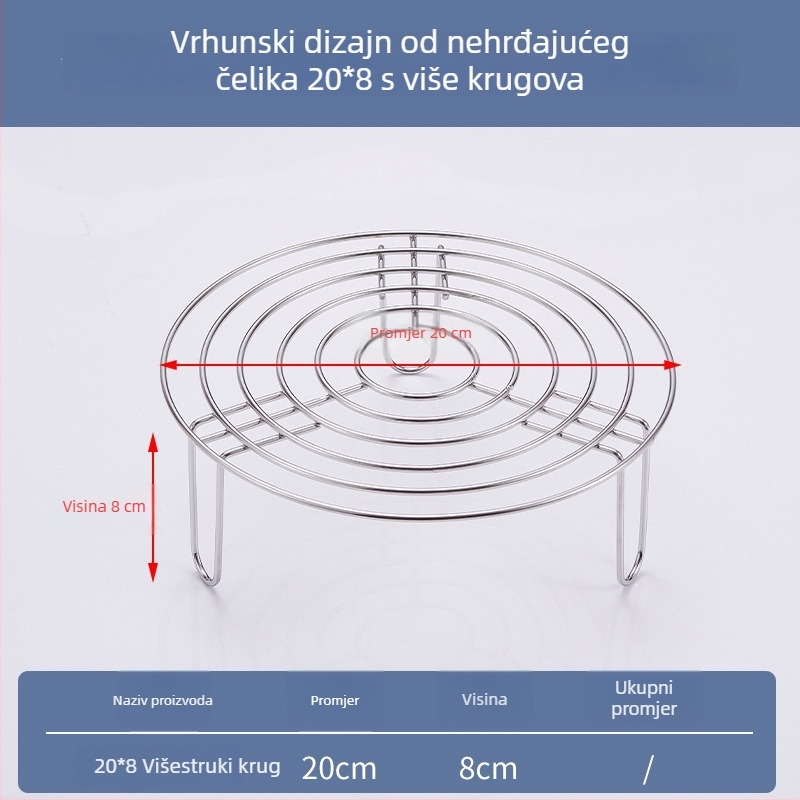 Triangulirani parni stalak od nehrđajućeg čelika 304, ne-magnetni, tronožni stalak, višenamjenski parni stalak