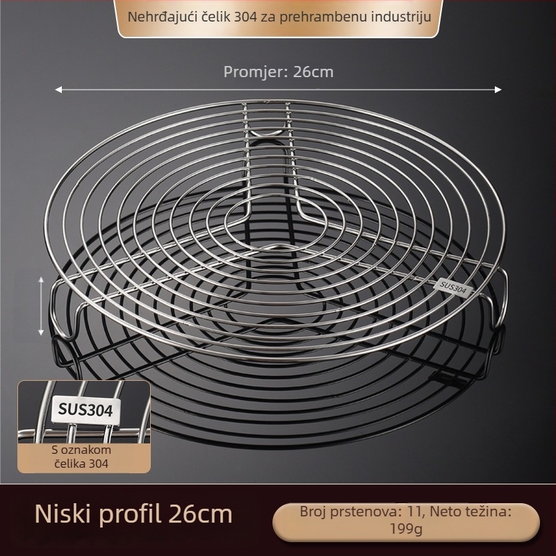 Nerđajući čelična rešetka za parenje za tlak kuhalo i parivač