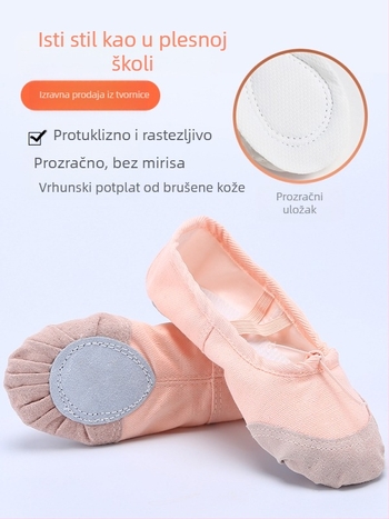 Plesne cipele za odrasle i djecu, cipele s mekanom potplatom za trening i balet, muške plesne cipele s mačjom šapom, cipele za tjelesnu jogu
