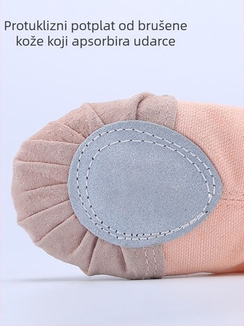Plesne cipele za odrasle i djecu, cipele s mekanom potplatom za trening i balet, muške plesne cipele s mačjom šapom, cipele za tjelesnu jogu