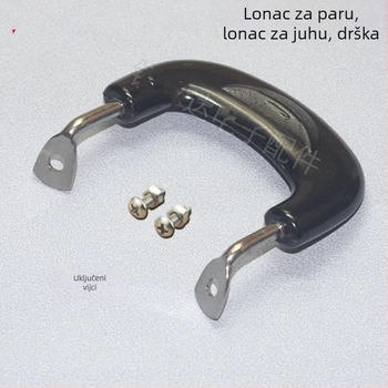 Drvena univerzalna ručka za lonac, protiv opeklina i otpornost na toplinu, odvojiva, s dvostrukim otvorima za uši lonca