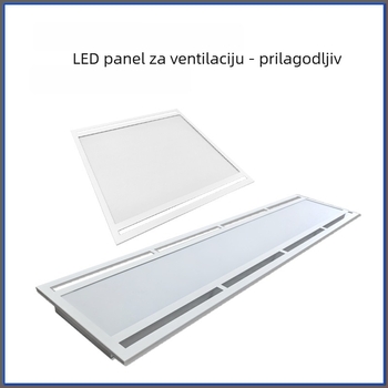 LED plafonski panel, ugrađeni, dimenzije 600x600 mm ili 300x1200 mm, uredsko osvjetljenje, aluminijsko kućište, nije dimmabilan, boja temperature 3000K/4000K/6000K.