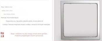 Integrirano LED stropno svjetlo – plošni LED panel 300×600×600×1200×300, mrežasto svjetlo za kuhinju i kupaonicu