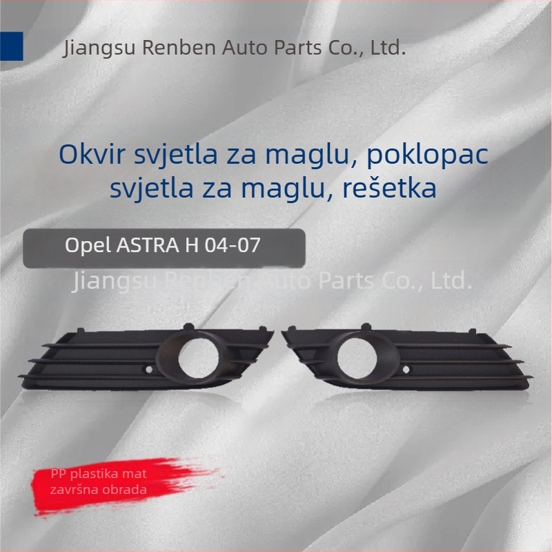Okvir svjetla magle Opel Astra, poklop za svjetlo magle, rešetka i dekorativni panel
