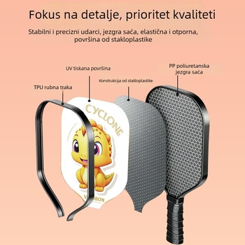 Pickleball reketa s tvorničkim prilagodbama za početnike i natjecanja – profesionalna kvaliteta
