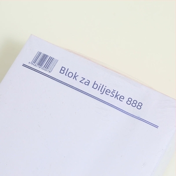 888 Bilježnica s odtrganim listovima