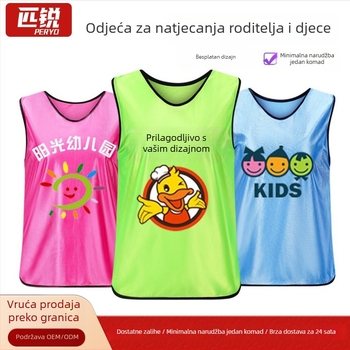 Gilet za trening s prilagođenim logom, za tim roditelj-dijete, nogomet i košarka