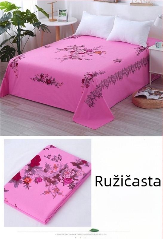 4-dijelni set posteljine s printom u vintage stilu, inspiriran starim Šangajem