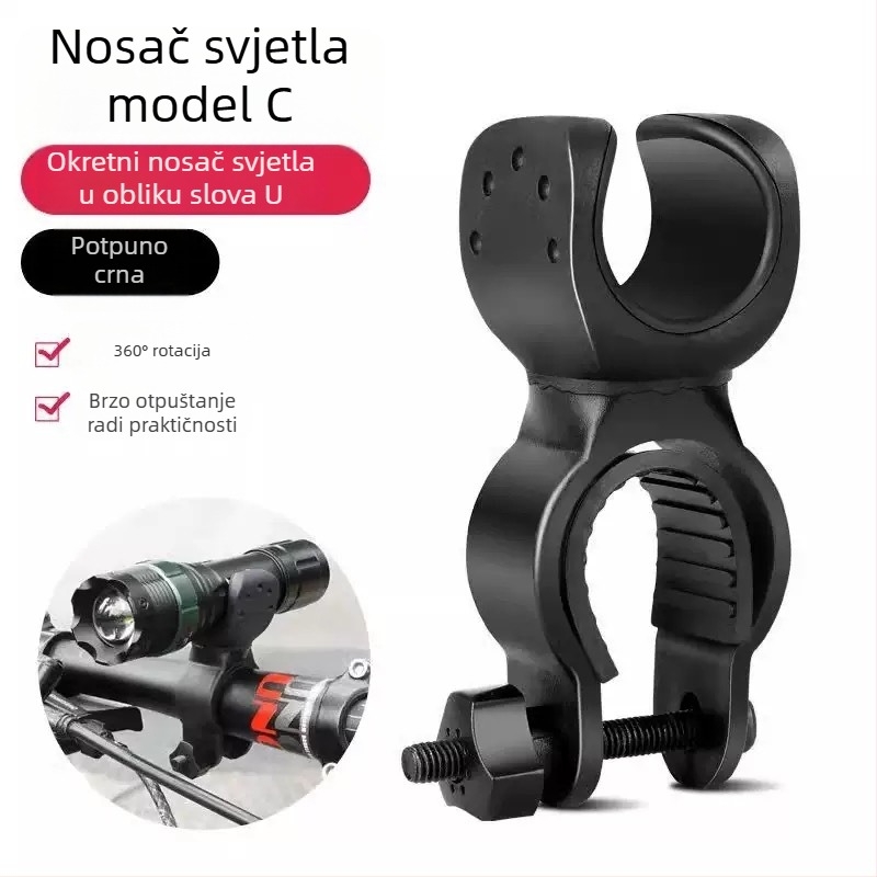 Držač prednjeg svjetla za bicikl – MTB nosač