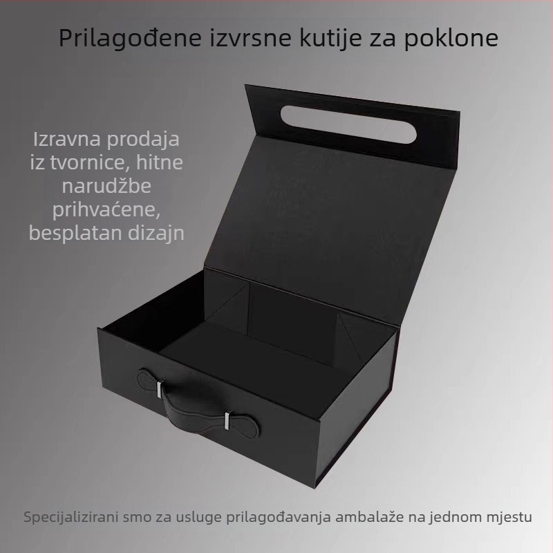 Prilagođena kutija za darove s poklopcem i ladicom, kutija za pakiranje darova, mala serija