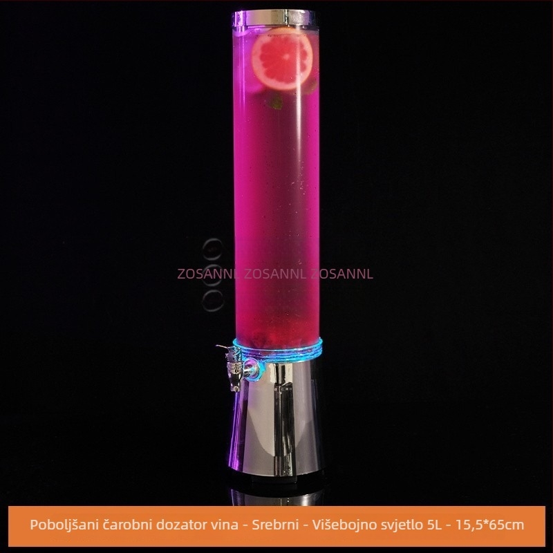 3 L LED osvijetljeni mini keg za bar s čepom
