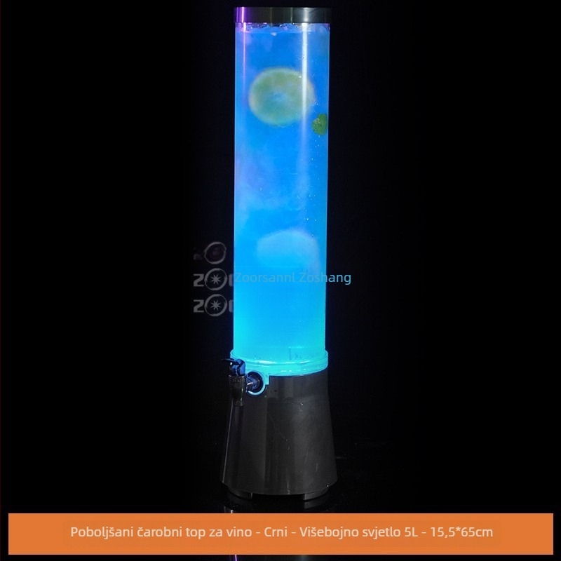 3 L LED osvijetljeni mini keg za bar s čepom