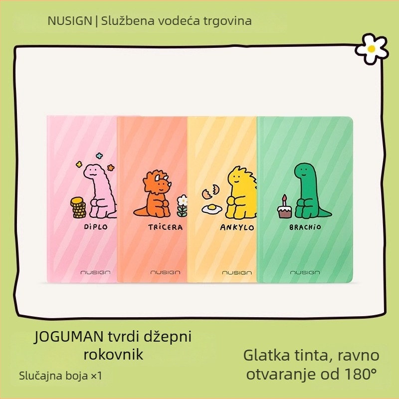 Deli Qiaoguman ko-brendirana tvrda džepna bilježnica s preslatkim karikaturnim uzorkom