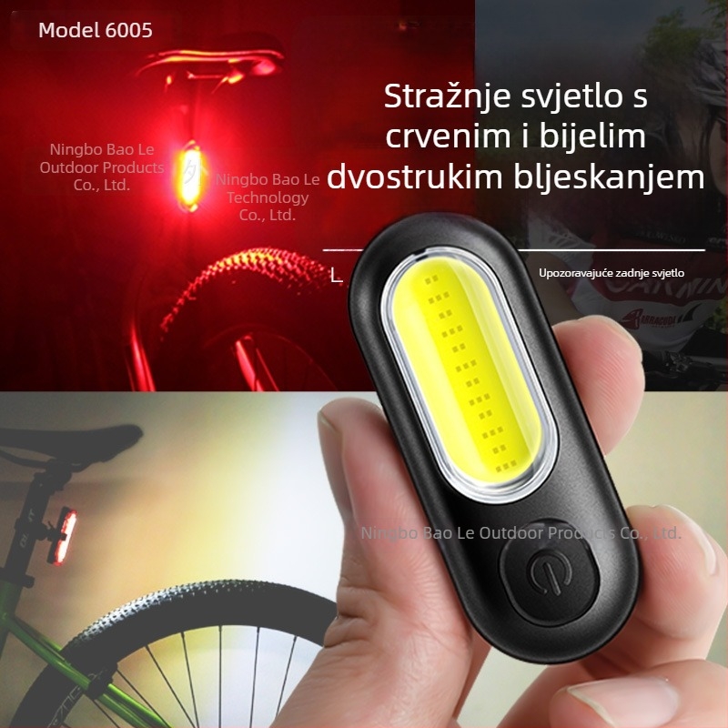 Set prednjih i stražnjih svjetala za bicikl, za noćnu vožnju po planinskom biciklu, USB punjive lampe