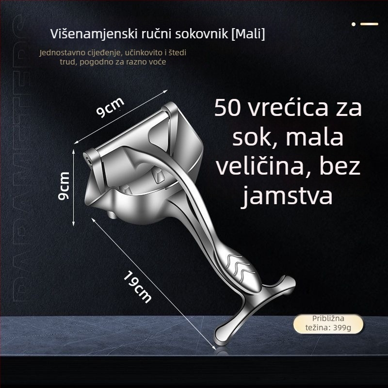Ručni odšťavivač voća za nar, limun, naranču i šećernu trsku