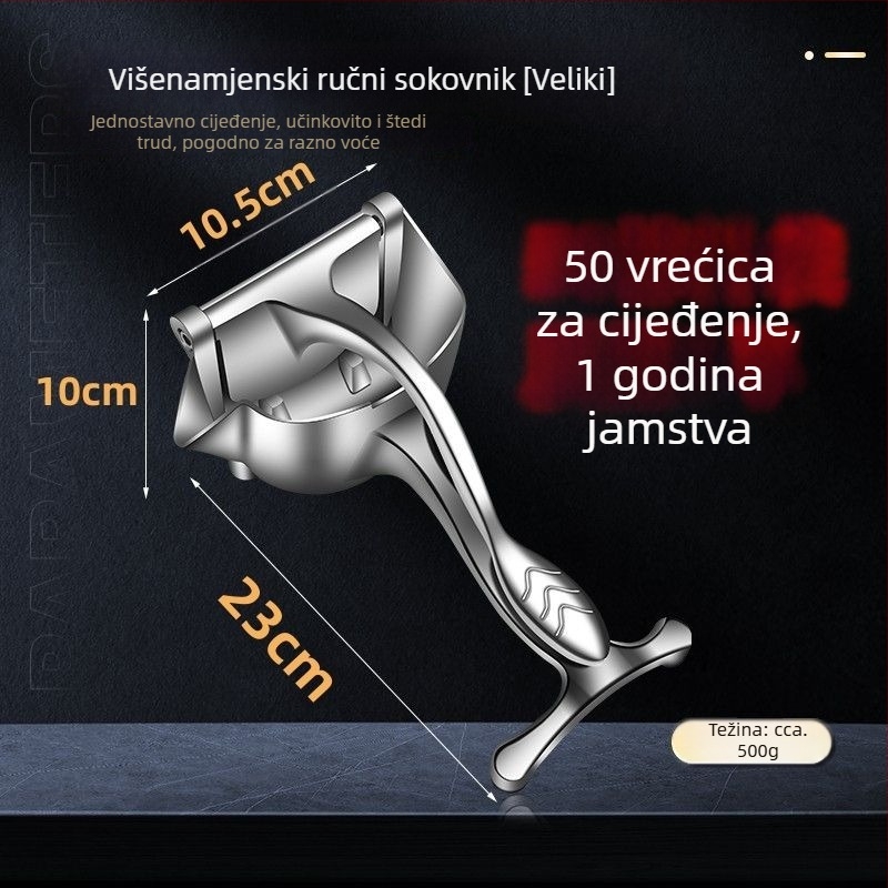 Ručni odšťavivač voća za nar, limun, naranču i šećernu trsku