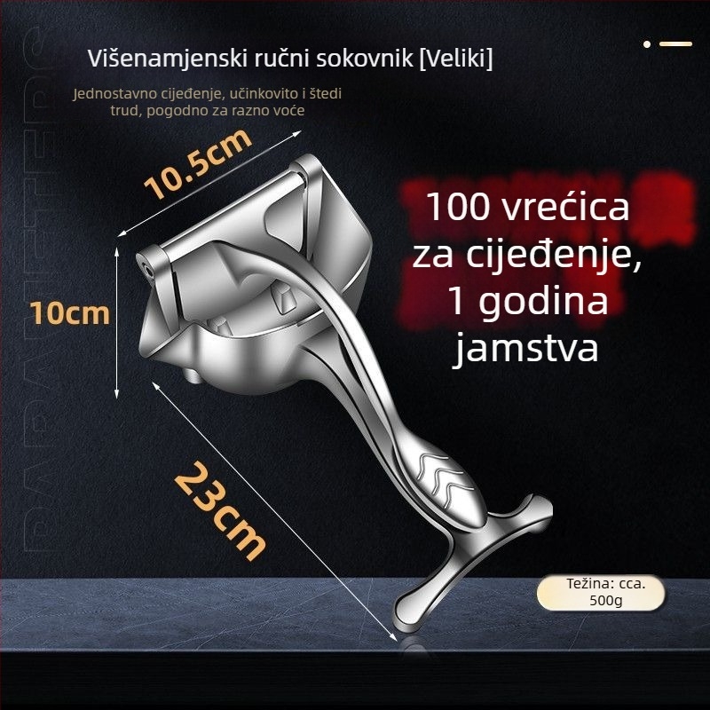 Ručni odšťavivač voća za nar, limun, naranču i šećernu trsku