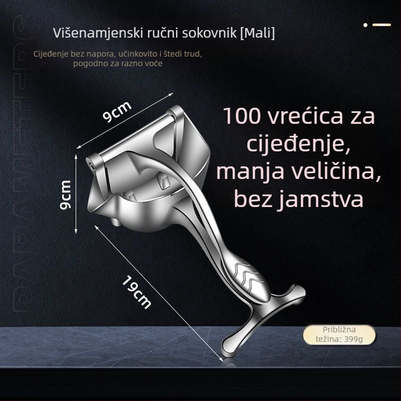 Ručni odšťavivač voća za nar, limun, naranču i šećernu trsku
