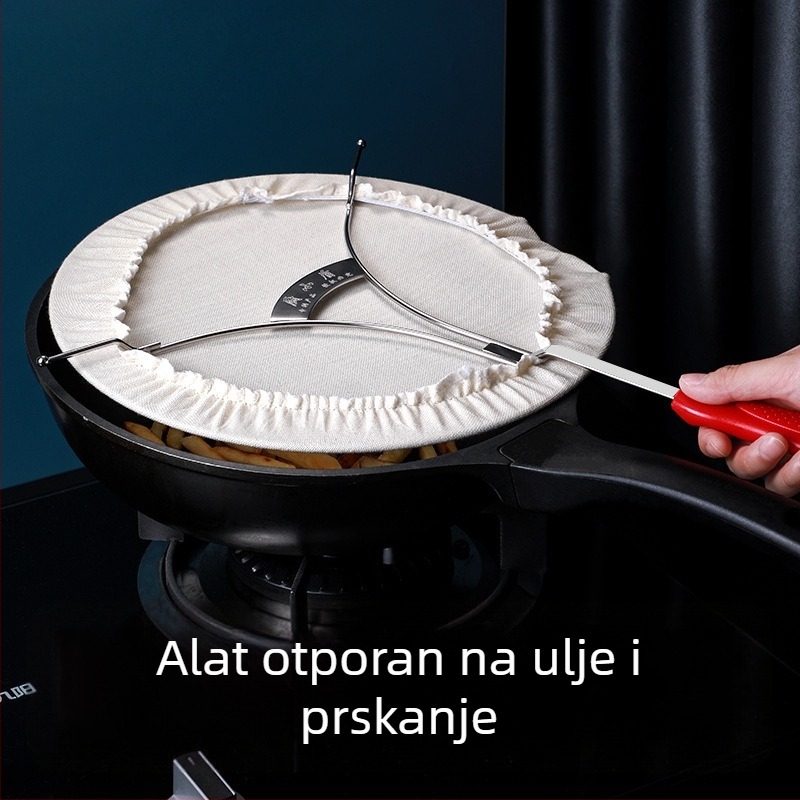Nehrđajući čelični zaštitnik protiv prskanja ulja za plinski štednjak