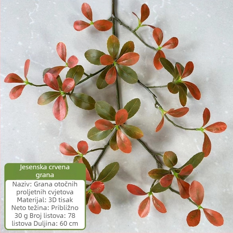 Island Spring Flower No. 1 Umjetna viseća biljka s višestrukim lišćem za kućnu dekoraciju
