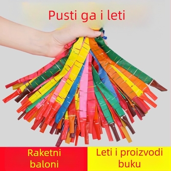 12-inčni latex baloni za igru u obliku vanzemirca koji vrište dok lete