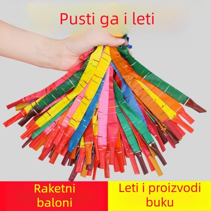 12-inčni latex baloni za igru u obliku vanzemirca koji vrište dok lete