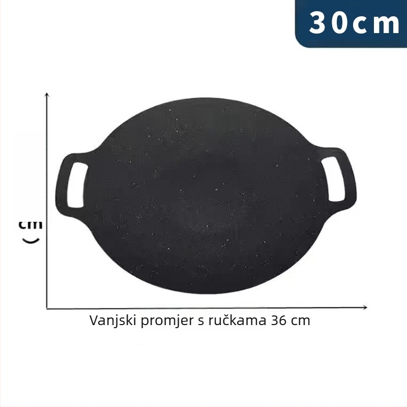 Gril tava za kampiranje, teppanyaki ploča od Maifan kamena za indukcijsku ploču