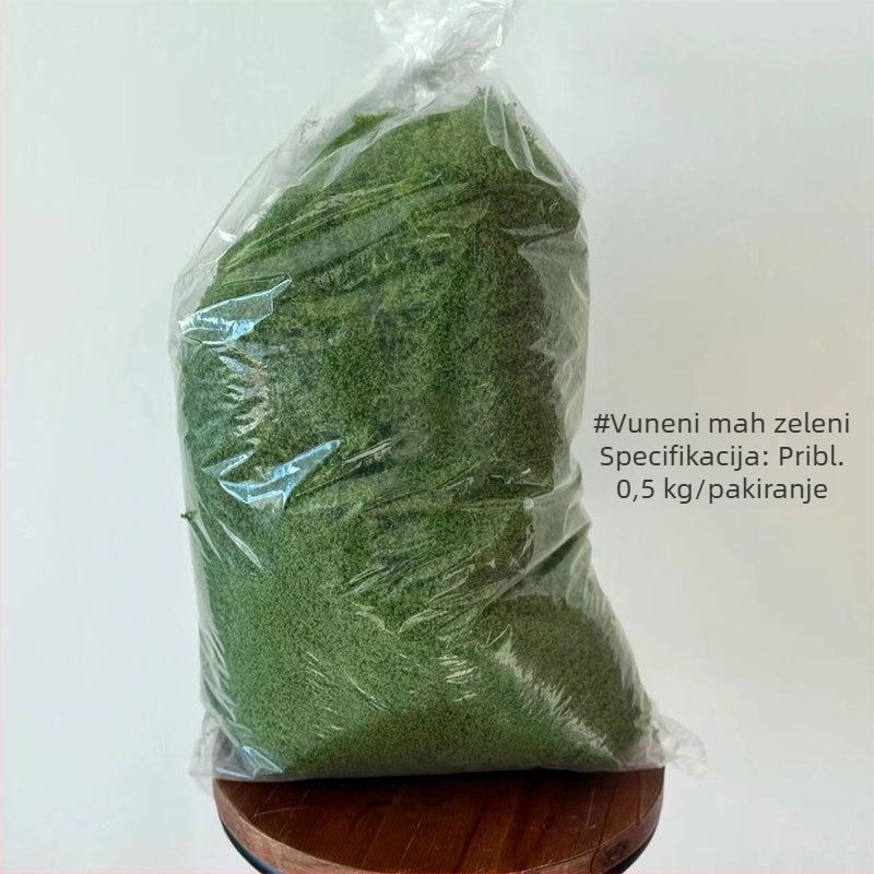 Umjetni mahovina s teksturom sličnom svili za kućno zelenilo, uređenje krajolika i mikropejzaži